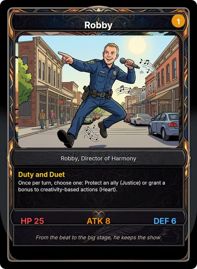 Robby — Robby, Director of Harmony