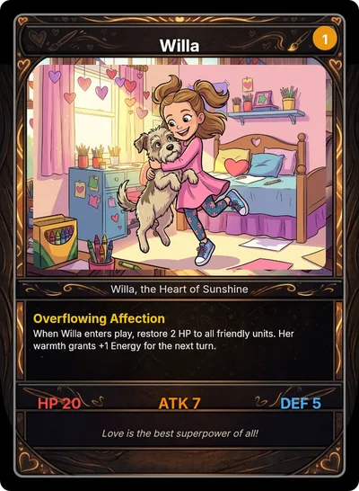 Willa — Willa, the Heart of Sunshine